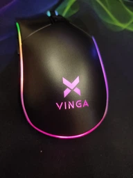 Мышь Vinga MSG-201 USB Black фото от покупателей 9