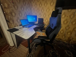 Крісло для геймерів Anda Seat T-Pro 2 Size XL Blue/Black (AD12XLLA-01-SB-F) синій з чорним