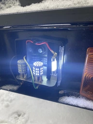 Светодиодная лампа AllLight T25 64 диода 1206 1156 BA15S 12V