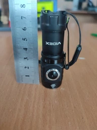 Ліхтар ручний акумуляторний портативний VIDEX VLF-A055 600Lm 5700K світлодіодний ліхтарик компактний в карман для дому дачі походу відпочинку туризму кемпінгу металевий фото від покупців 2
