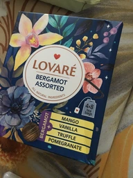 Чорний чай Lovare Асорті Бергамот у пакетиках 32шт фото от покупателей 10