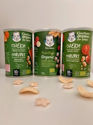 Упаковка Пшенично-овсяных снеков Gerber с морковью для детей с 10 месяцев 35 г х 5 шт (7613037521092) фото от покупателей 15