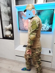 Тактичний костюм G3 Multicam, штурмова військова, бойова форма, сорочка з довгим рукавом та штани з наколінниками Мультикам р.M фото від покупців 2