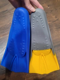 Ласты для плавания SWIM-N-STAR голубые 36-38 фото от покупателей 1