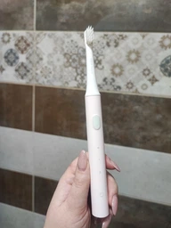 Звуковая зубная щетка MiJia Sonic Electric Toothbrush T100 (Голубая) фото от покупателей 8