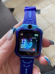 Детские смарт часы-телефон Aishi Q12 с GPS, родительским контролем и прослушиванием Pink (15330) фото от покупателей 8