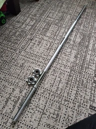 Гриф для штанги EasyFit рівний 1.2 м, Ø 25 мм