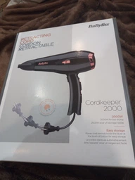 Фен з функцією іонізації BaByliss Cordkeeper 2000 Вт D373E чорний