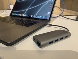 USB-хаб Dynamode USB3.1 Type-C to HDMI + 3xUSB3.0 + Gigabit LAN + USB Type-C Charging + SD/MicroSD до 4K HD 3840x2160 (Dock-USB-TypeC-HDMI-USB3.0-RJ45) фото від покупців 1