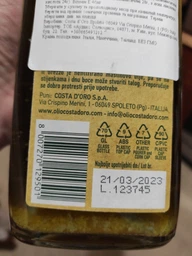 Оливковое масло Costa d'Oro Il Grezzo Extra Virgin 0.75 л нефильтрованное (8007270129501) фото от покупателей 18