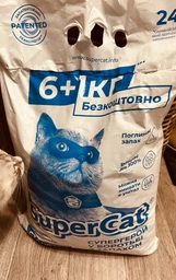 Наповнювач для котячого туалету SuperCat СТАНДАРТ Деревний поглинаючий 12+3 кг (51 л) (5159) (4820152564399) фото від покупців 19
