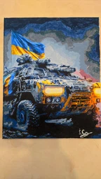 Картина за номерами Santi Слава Героям! 40 x 50 см (954459) фото від покупців 1