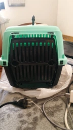 Переноска MP Bergamo Gipsy XS smal пластиковая дверца 39х26х25 cм Light Green (8058093276446)
