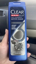 Шампунь и гель для душа Clear для мужчин 3 в 1 Свежесть с ледяным ментолом 360 мл (8720181241970)