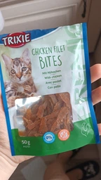 Ласощі Trixie Premio Bites with Chicken для котів сушене куряче філе 50 г (4011905427010)