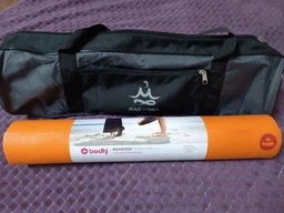 Коврик для йоги Bodhi Rishikesh Premium 60 розовый 183x60x0.45 см фото от покупателей 1