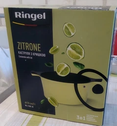 Каструля RINGEL Zitrone Black 4.2л з кришкою (RG-2108-24/1 BL-R) фото від покупців 10