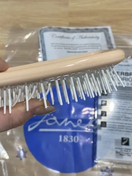 Щітка для волосся чорна з фуксією Janeke Superbrush 8006060562498