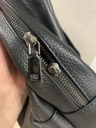 Рюкзак чоловічий з натуральної шкіри вміщує формат А4 Vintage leather-14696 Чорний фото від покупців 1