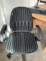 Ортопедичні подушки EKKO SEAT на офісне крісло. Комплект. Коричневий.