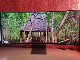 Монитор Samsung 34" Odyssey G8 LS34BG850 (LS34BG850SIAU) -- QD OLED / 0,1 мс / 175Гц / 10-Bit / DCI P3 99.3% / HDR400 True Black / FreeSync Premium / G-SYNC Compatible фото от покупателей 1