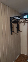 Турник PullUp 3в1 настенный плюс брусья с упором для пресса 4 хвата разборной черный (P3043) фото от покупателей 18
