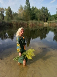 Платье-вышиванка женская Lugin 9П105 54 Зеленое (2120025105547) фото от покупателей 1