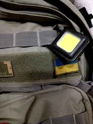 Акумуляторний ліхтар карабін - LED CARPRIE W5138 (500mAh, магніт, брелок, IPX4), Чорний фото от покупателей 5