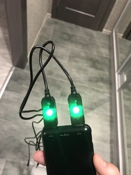 Кабель питания ACCLAB USB to DC 5.5 х 2.5 мм 12 В 1 A 1 м Черный (1283126552847) фото от покупателей 6