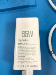 Зарядний пристрій Gelius Nimble GaN 65W GP-HC051 White w/Type-C to Type-C cable (90473) фото от покупателей 5