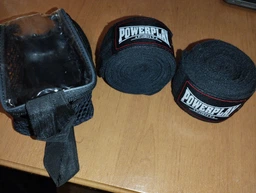 Бінти для боксу PowerPlay 3047 Сині (4м) фото від покупців 13