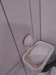 Мильниця Bow Tie House для мила біла на присосці 00006 фото від покупців 1