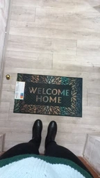 Коврик в коридор "Welcome Home" 45см*75см на резиновой основе К-602-24