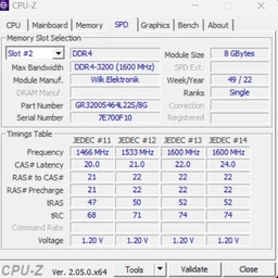 Модуль пам`яті SO-DIMM 8GB/3200 DDR4 GOODRAM (GR3200S464L22S/8G) фото від покупців 4