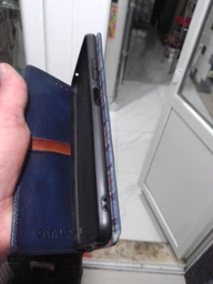 Шкіряний чохол книжка GETMAN Cubic ZTE Blade V2020 Smart колір Чорний фото від покупців 2