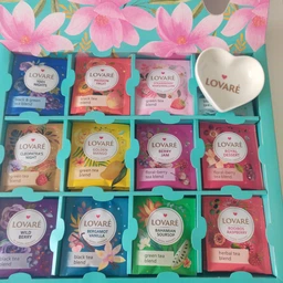 Подарочная коллекция чая Lovare Flowers & Tea 12 видов по 5шт фото от покупателей 15