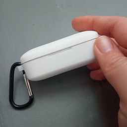Силиконовый чехол Nik с карабином для Xiaomi QCY T5 зеленый