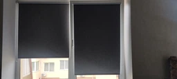 Рулонна штора термо Blackout BMS 42.5*150см 05 темно сірий фото от покупателей 10
