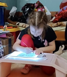 Світловий планшет EZLIFE формат А5 LED Light Pad для малювання та копіювання