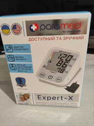 Тонометр автоматический PARAMED Expert-X с адаптером Type-C и большой манжетой фото от покупателей 10