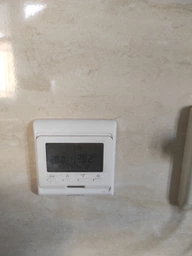 Электрический теплый пол Valmi 7 м²- 8,4 м² /1400Вт (70м) тонкий греющий кабель под плитку 20 Вт/м с программируемым терморегулятором E 51
