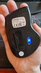 Мишка Canyon CNS-CMSW01BL Wireless Black/Blue (CNS-CMSW01BL) фото від покупців 2