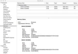Оперативная память для ноутбука Micron SODIMM DDR3 4Gb (2*2Gb) 1066MHz 8500s CL7 (MT8JSF2566HZ-1G1D1) Б/У