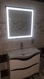Дзеркало з LED підсвіткою SR-040 (800х800мм)