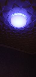 Люстра светодиодная потолочная LUMINARIA PLUTON 40W R390 SHINY 220V IP20, LED светильник с пультом ДУ фото от покупателей 1