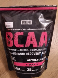 BCAA Аминокислоты Extremal 2:1:1 ВСАА 500 г грейпфрут амино БЦАА для набора массы фото от покупателей 5