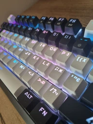 Набор кейкапов Hator First Ukrainian PBT keycaps UKR/ENG/rU White (HTS-136)