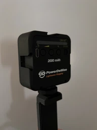 PowerDeWise Лампа для Фото и Видео на Штатив Студийный Накамерный LED свет 6W - Регулируемое Selfie освещение с аккумулятором 2000mAh (5002409)