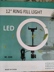 Набор блогера LED Ring Lamp QX-300 лампа 30 см + штатив 2.1м + держатель для телефона для фото и видео фото от покупателей 1