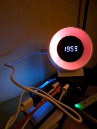 Світильник нічник з акумулятором LEDVANCE NIGHTLUX CLOCK 5лм / 2700К-6500К / Білий (4058075757721) фото від покупців 3